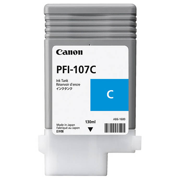 Canon PFI-107C Cyan Ink Cartridge | Inks | Canon at Unique Photo