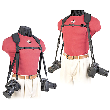 Op/Tech - Dual Harness Uni Loop X-Long Black | Camera Straps | Optech ...