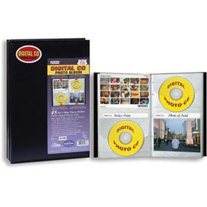 Pioneer 4 x 6 In. Digital CD Photo Album 2-UP (48 Photos), Albums