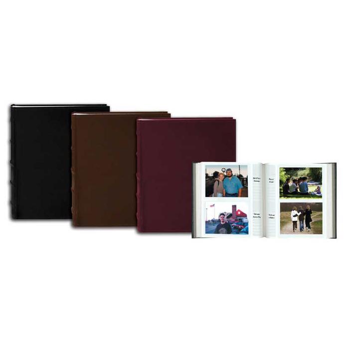 Pioneer Photo Albums Sewn Bonded Leather Bookbound 200 Pkt 4x6  Bi-Directional