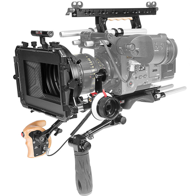 SHAPE 4 x 5.6 Carbon Fiber Swing-Away Matte Box Set with 15mm LWS & 19mm  Studio Rod Adapters