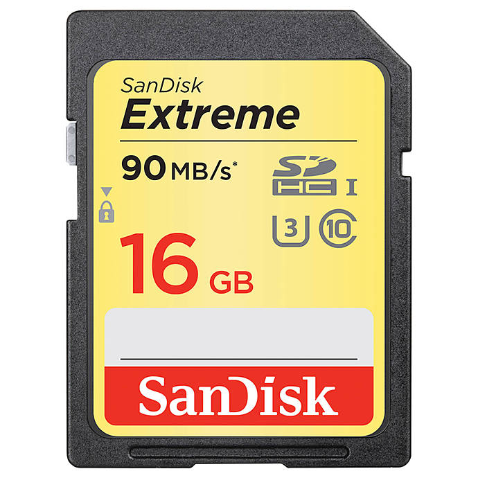 sandisk 16gb memory card for dslr