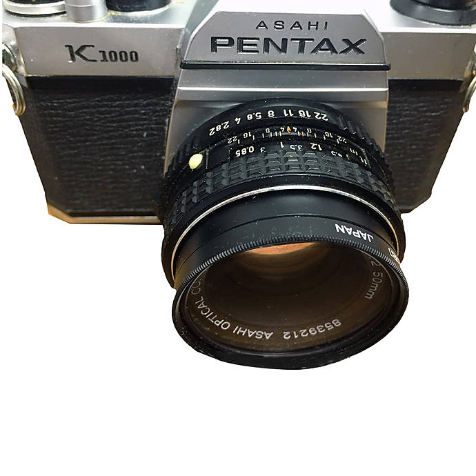 pentax k1000 brown leather