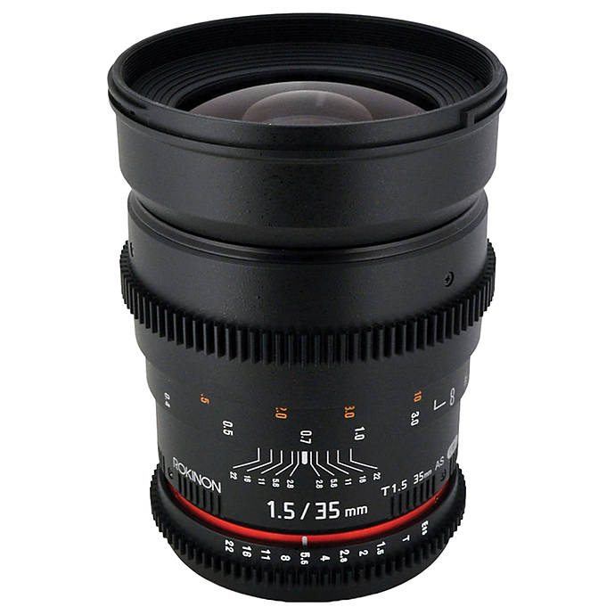 used rokinon cine lenses