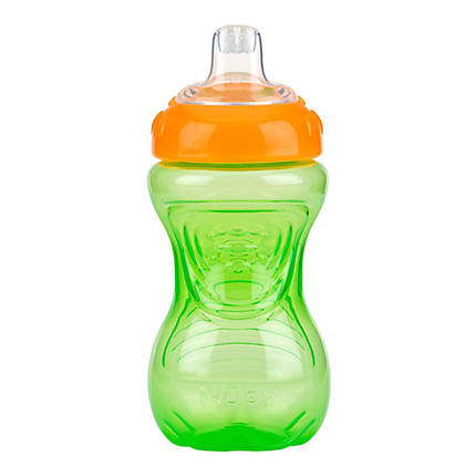 Nuby 10oz No-Spill Cup Gripper with Soft Spout, Unique Direct