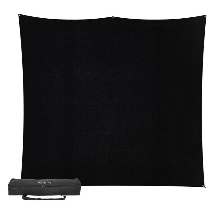 X-Drop Pro Wrinkle-Resistant Sweep Backdrop Kit - High-Key White (8' x 13')