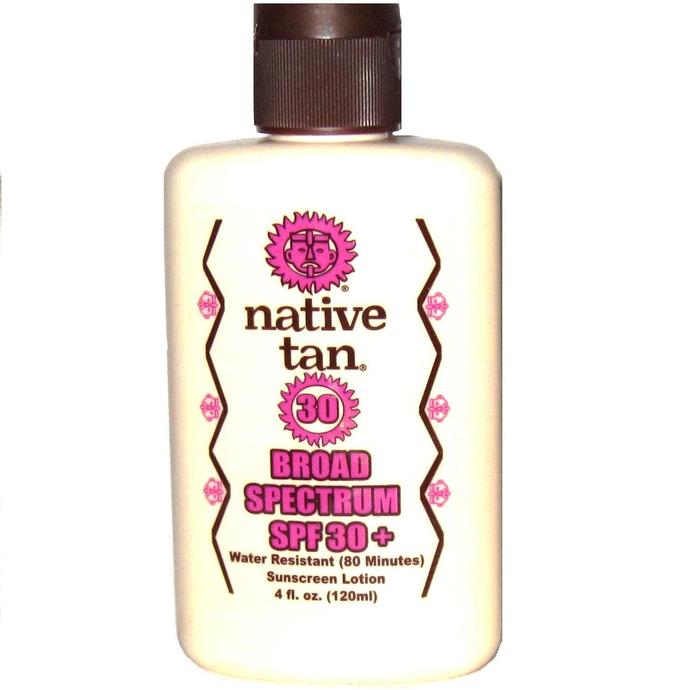 native tan sunscreen