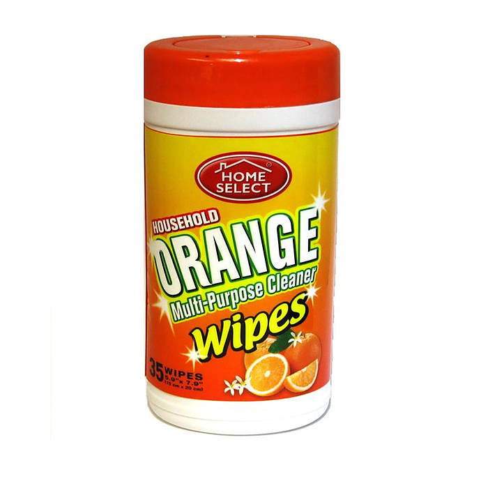 Orange Cleaning Wipes